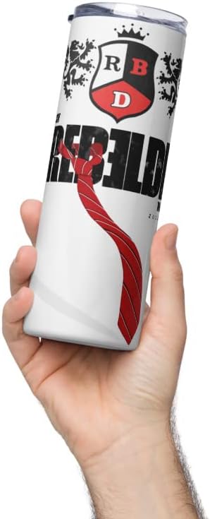 RBD Rebelde Skinny – Botella de agua aislada de acero inoxidable, doble pared al vacío, taza de viaje con tapa sellada y popote