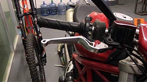 Juego de palancas de embrague de freno ajustables cortas de aluminio CNC para motocicleta compatible con BENELLI TNT 125 135 TNT125 TNT135 2016 2017