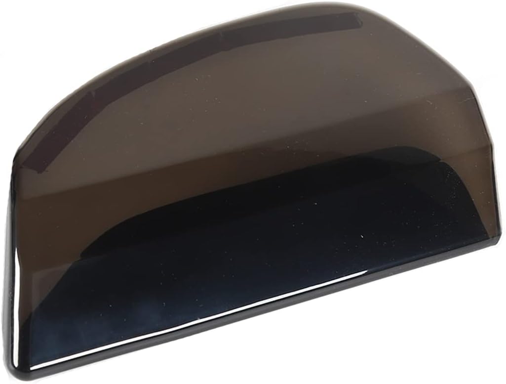 Cubierta de la lámpara de luz trasera, compatible con Ford Mustang 2015-2017, carcasa de lente de luz trasera, bisel, color negro ahumado