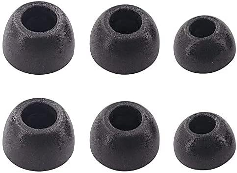 Punta de espuma viscoelástica compatible con Beats Fit Pro Foam Tip Earp, SML 3 pares color negro (punta de espuma para Pro negro)