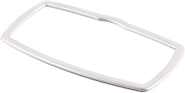 YIWANG Cubierta de acero inoxidable para el interior del interruptor de los faros delanteros del automóvil para BMW X5 E70 X6 E71 2008-2013
