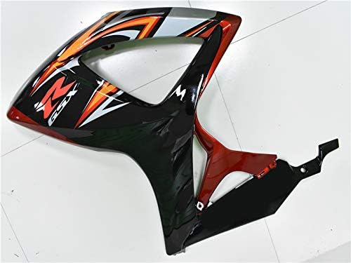 Carenado naranja rojo apto para Suzuki 2006 2007 GSXR 600750 Molde de inyección ABS Carrocería nuevo mercado de accesorios Kit de carrocería