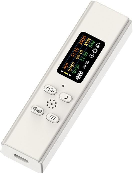Digital Geiger Counter Detector de radiación nuclear portátil Dosímetro Alfa Beta Gamma Detección de rayos X Detector radiactivo profesional de alta