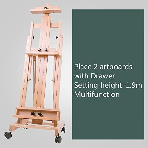 Caballete plegable para mesa de dibujo, caballete de pintura, multifuncional, pintura al óleo, lienzo para artista, caballete de madera para
