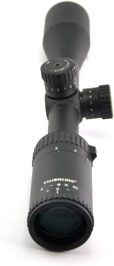 Visionking Alcance del rifle 3-9×40 Retícula del punto del mililímetro de 1.417 in para la caza
