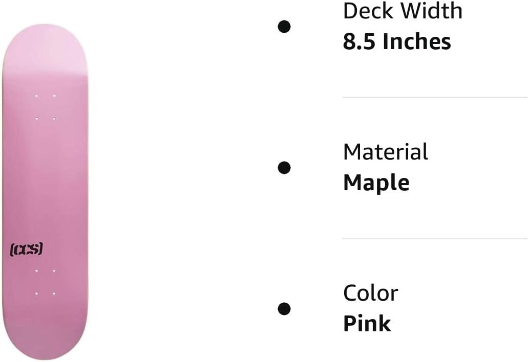 CCS – Tabla de skateboard (madera natural), varios colores