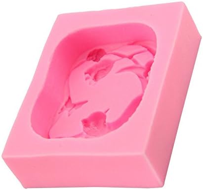 Molde de silicona para fondant para decoración de tartas, juego de gato 3D, molde de silicona, arcilla polimérica, moldes de jabón hechos a mano,