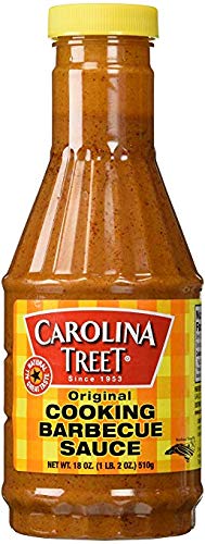 Carolina Treet Salsa de barbacoa para cocinar, sabor original, 18 onzas, paquete de 3