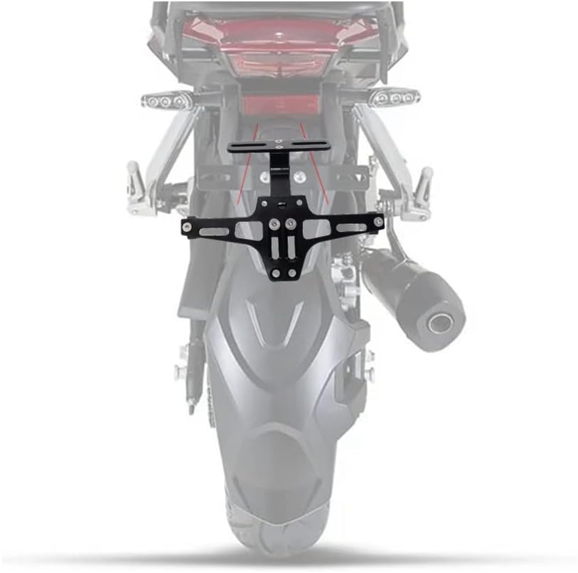Eliminador de guardabarros para placa de matrícula CNC para motocicleta, soporte para placa de matrícula, eliminador de guardabarros compatible con