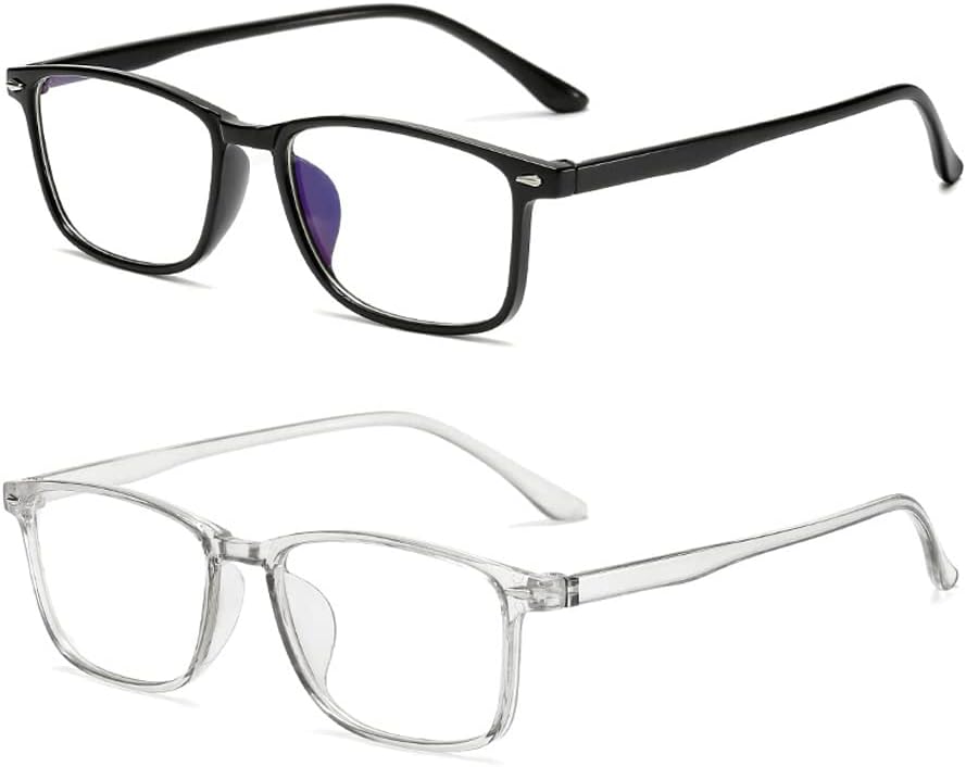 2PRS TR90 – Lentes de miopía con bloqueo UV y bloqueo UV de 1.00 a -4.00 de fuerza para hombres y mujeres