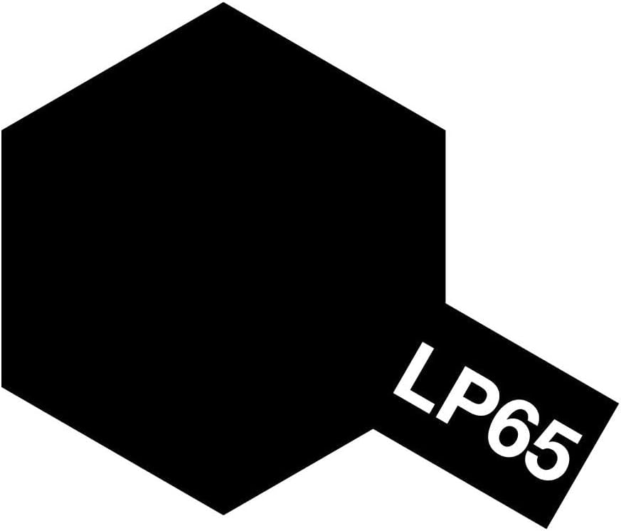 TAMIYA Pintura de laca LP-65 Caucho Negro 10 ML TAM82165 Imprimadores y Pinturas de Laca