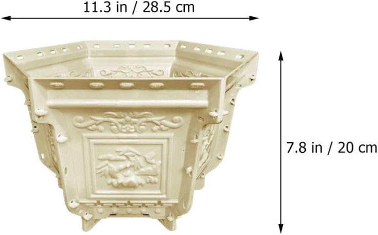 Decoración ligera para el hogar, maceta de flores, molde de cemento, arcilla de hormigón, molde de maceta para suculentas, molde hexagonal epoxi,