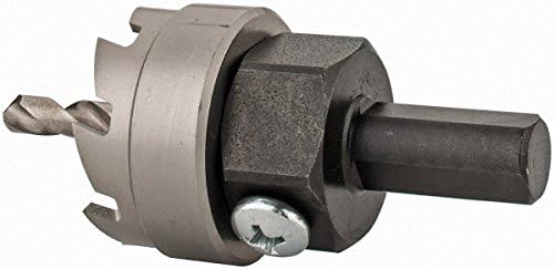 Hougen 14005 Kit de electricista y fabricantes de 11 piezas de 78 a 2-12″ – 18″ Profundidad de corte de acero de alta velocidad para chapa metálica