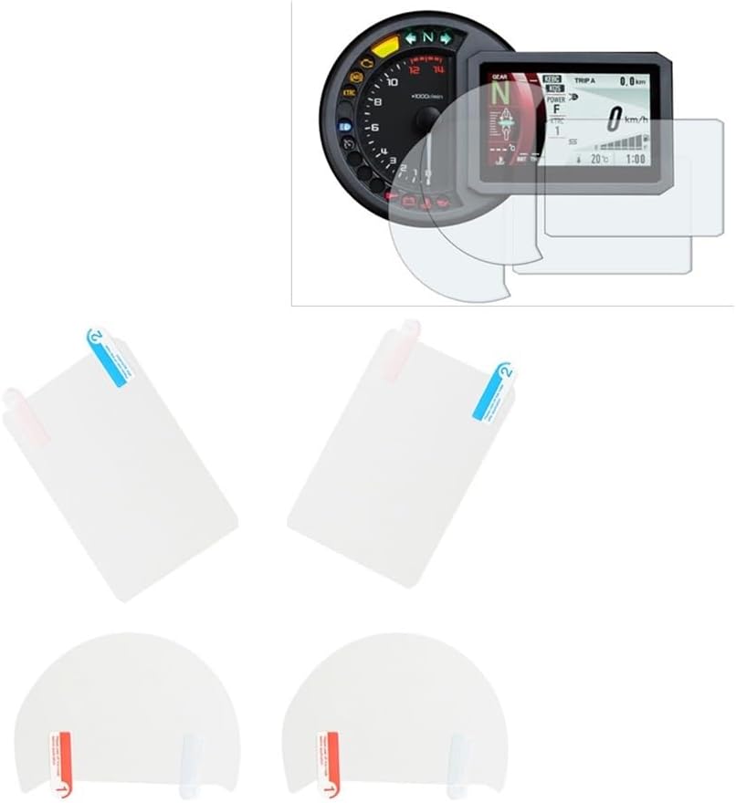 Protector de pantalla de salpicadero para Ka&wasaki Ver&sys 1000 H2 SX SE 2019 2020 2021 motocicleta velocímetro pantalla protectora película