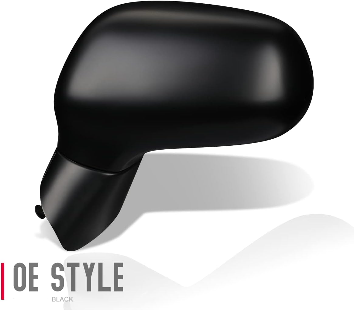 DNA Motoring OEM-MR-HO1320260 – Espejo retrovisor plegable calefactado con ajuste de potencia lateral izquierdo compatible con Civic 2008-2011