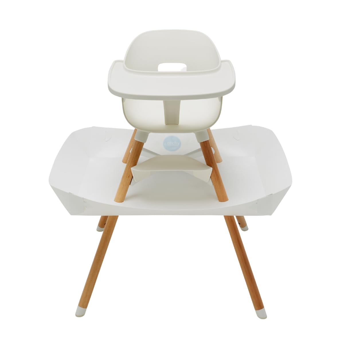 Catchy – El receptor de comida y desorden para la silla alta Lalo The Chair – Accesorio de captura de alimentos Catchy para sillas altas – Tapete de