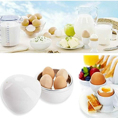 Egg Pod – Huevos de cocción de huevos, vaporizador de huevos perfectamente huevos y despega la cáscara