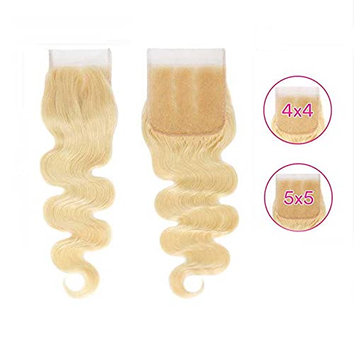 Extensiones de cabello ondulado virgen, color 1B, densidad 130%, cierre de encaje suizo, suave con piezas de cierre en la parte superior
