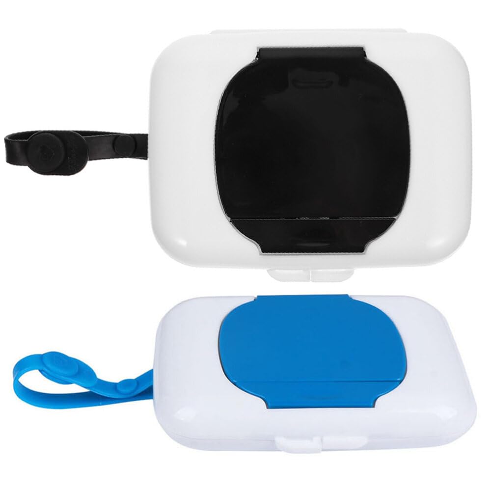 Caja de toallitas para bebés, contenedor de toallitas para bebés, dispensador de toallitas desechables para toallitas húmedas para calentador,