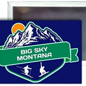 Big Sky Montana – Imán para refrigerador de 2.5 x 3.5 pulgadas Big Sky Montana – Imán para refrigerador de 2.5 x 3.5 pulgadas