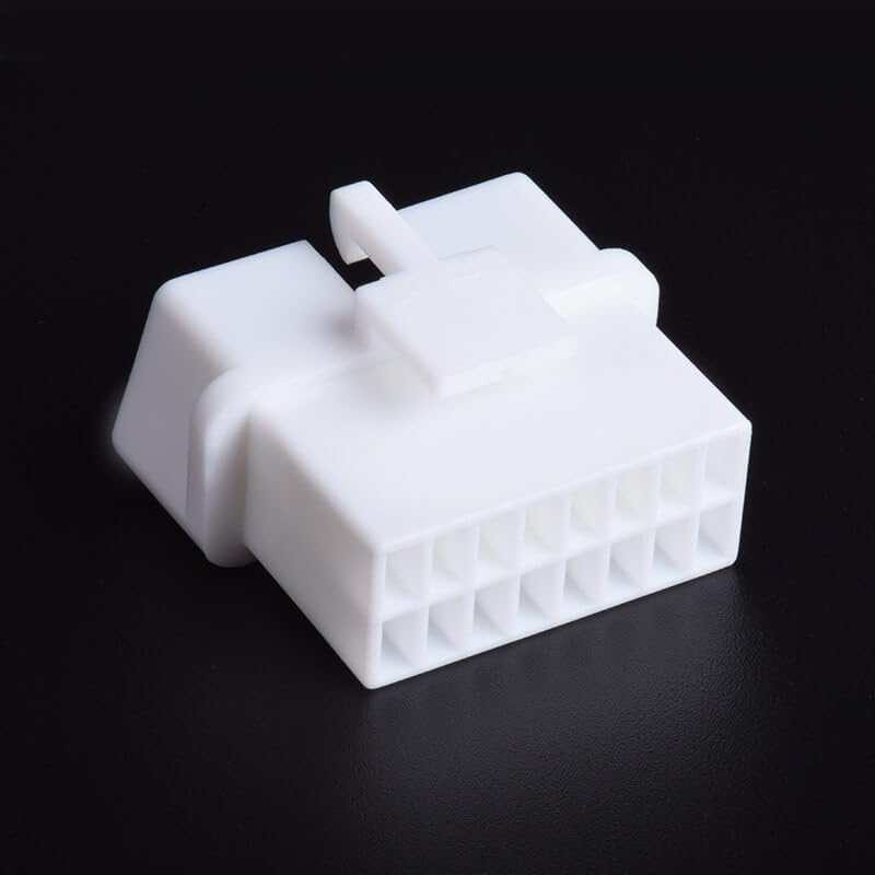 Terminal de diagnóstico montado del Pin de la encrespadura 16 del conector macho OBD2 del OBD