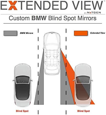 Espejos de punto ciego, compatibles con BMW Serie 4 F33 Extended View