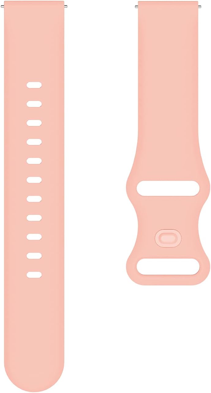 Compatible con la correa de reloj inteligente Hwagol, Lamshaw Classic Watch Band de 0.866 pulgadas de silicona suave, correa deportiva para hombres