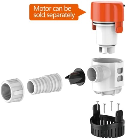 SEAFLO Serie 13A 2000 GPH 12V BOMBA DE BILGE NO AUTOMÁTICA