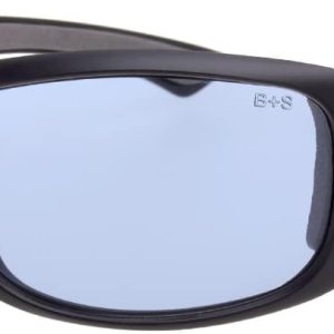 BOMBER Butter Bomb BT107 – Lentes de seguridad, lentes azul claro con marco negro mate para hombres, anteojos de seguridad no polarizados, ajuste BOMBER Butter Bomb BT107 – Lentes de seguridad, lentes azul claro con marco negro mate para hombres, anteojos de seguridad no polarizados, ajuste