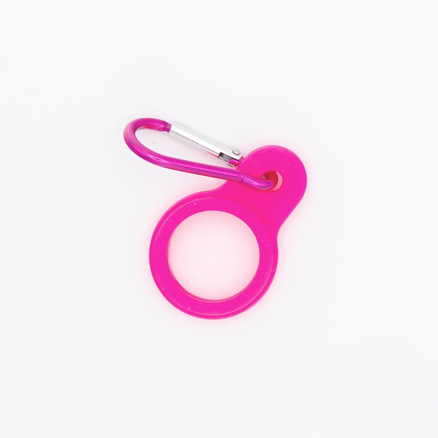 Pink Bag Bundle Solar Buddies – Bolsa aplicadora de protector solar recargable enrollable con aplicador de clip Carabina para familias, niños,