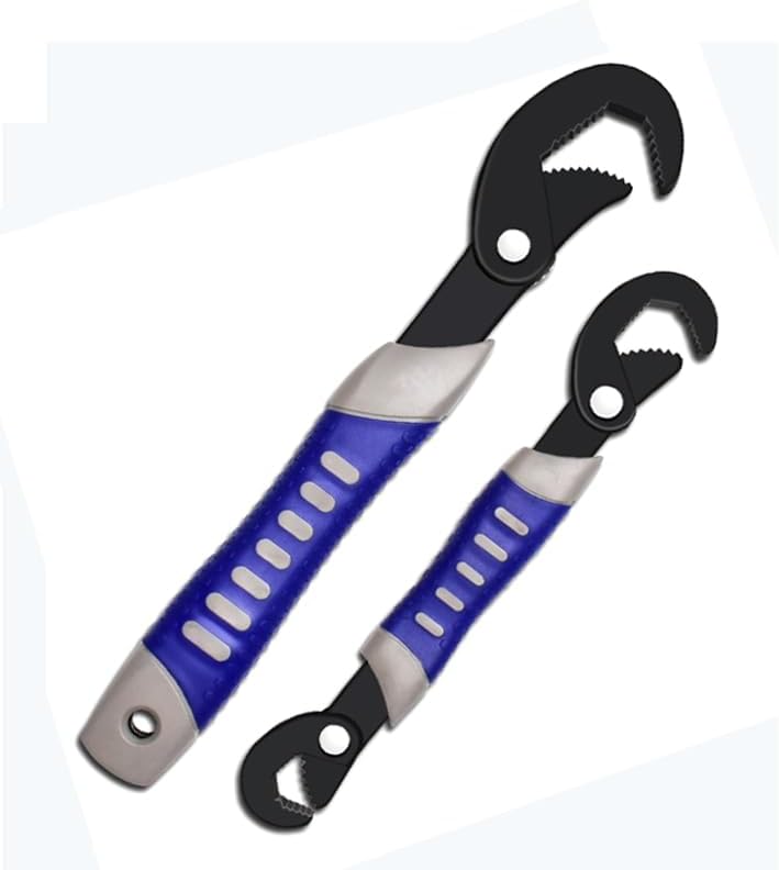 Llave universal de dientes de tres lados, llave de tubo multifuncional, llave ajustable, juego de llaves abiertas grandes y pequeñas
