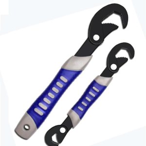 Llave universal de dientes de tres lados, llave de tubo multifuncional, llave ajustable, juego de llaves abiertas grandes y pequeñas Llave universal de dientes de tres lados, llave de tubo multifuncional, llave ajustable, juego de llaves abiertas grandes y pequeñas