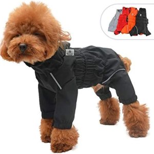 Lovelonglong – Chaqueta impermeable para perros, ligera, impermeable, reflectante, resistente al viento, a prueba de nieve, para perros pequeños, Lovelonglong – Chaqueta impermeable para perros, ligera, impermeable, reflectante, resistente al viento, a prueba de nieve, para perros pequeños,