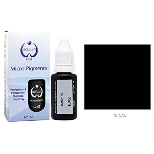 Suministros de microblading BioTouch – Pigmento de maquillaje permanente, botella grande de tinta cosmética para tatuajes, pigmento, suministros