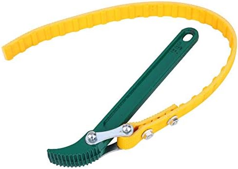 Wal – Llave de filtro de aceite tipo cinturón frontal, portátil, para reparación de automóviles, herramienta manual de reparación resistente (12