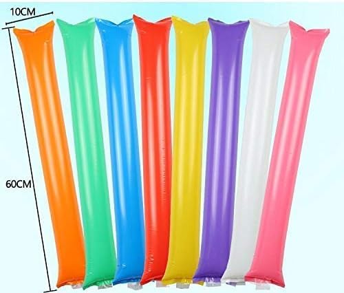 UBIOER 100 unidades de palitos de trueno para animar gruesos Bam Bam Bam Cheerleading Noise Makers Globos para eventos deportivos, baile,