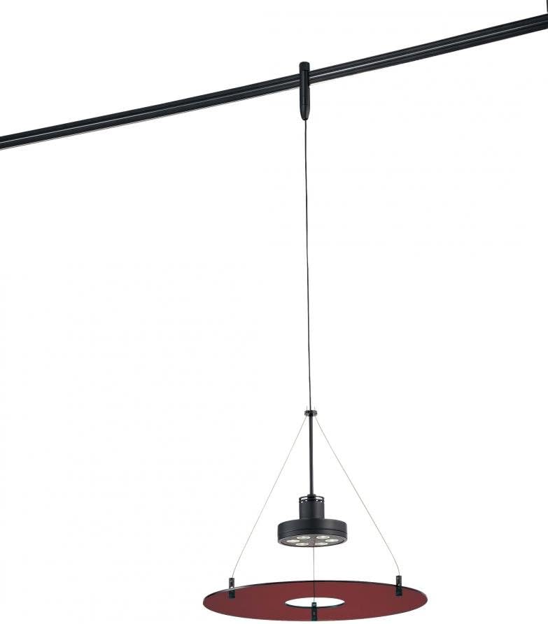George Kovacs GKTH1406-RD-467 Pátina Bronce Sable Acrílico Rojo 6-1W Led