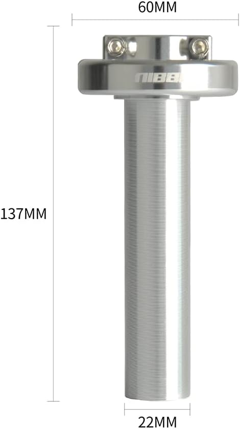 NIBBI Acelerador de aluminio modificado ajustable de alto rendimiento CNC 78 1.024 in acelerador para motocicleta, scooter, ATV Dirt Bike GY6