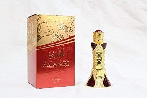 Khadlaj Azaari para hombres y mujeres (unisex) CPO – Aceite de perfume concentrado (Attar) 0.6 fl oz (0.61 oz)
