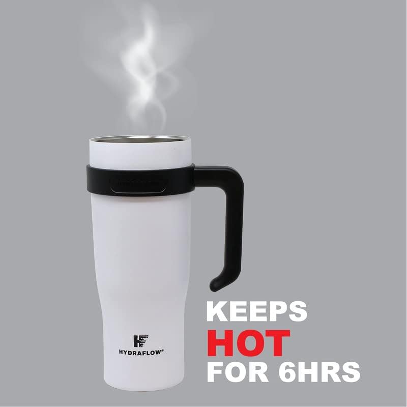 HYDRAFLOW Capri – Vaso de 40 onzas con popote  Vaso aislado al vacío de triple pared  Vaso aislado al vacío  Vaso de acero inoxidable  Vaso