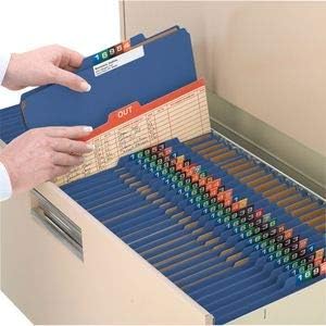 Smead – Carpeta de archivo para clasificación, de cartón prensado, con sujetadores SafeSHIELD, 3 divisiones, expansores de 7.6cm, tamaño carta, Azul