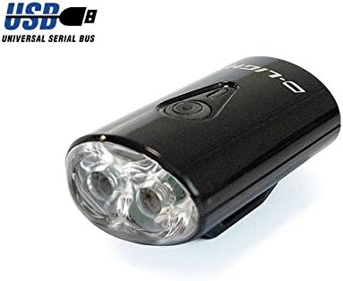 Juego de luces LED recargables USB para bicicletas, delanterotrasero