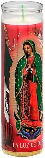Vela Virgen de Guadalupe PAQUETE DE 12
