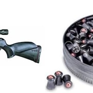 Gamo 611006325554 Whisper Fusion Mach 1 Rifle de aire .22 Cal y 632127554 PELLETS .22 Cal. TINS de 100 – BL Gamo 611006325554 Whisper Fusion Mach 1 Rifle de aire .22 Cal y 632127554 PELLETS .22 Cal. TINS de 100 – BL