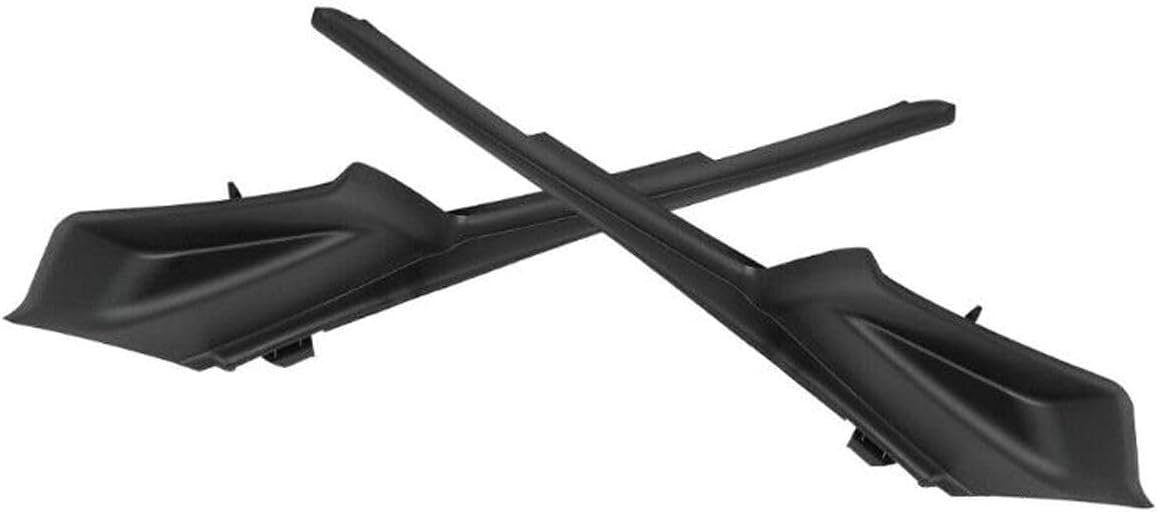 1 par de limpiaparabrisas cubierta cubierta de extensión para Toyota Sienna 2011 2012 2013 2014 2015 2016 2017 2018 2019 2020