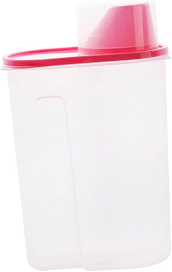 NOLITOY Tarro de almacenamiento de despensa de 3 piezas contenedor de almacenamiento de alimentos para mascotas, almacenamiento de nueces de cocina,
