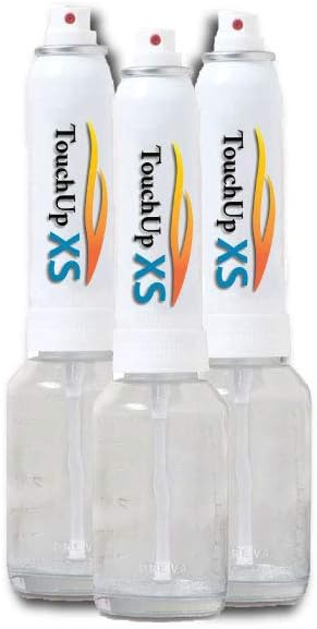 TouchupXS-Perfect Match For BMW Cooper S 850 Pepper White Basecoat Clearcoat Primer Sprayer Kit