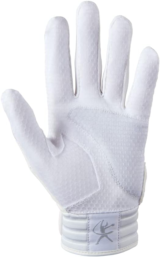 Mizuno Finch Softball – Guantes de bateo acolchados  Par  Adulto y joven  Palma antideslizante  Palma acolchada  Parte trasera de malla flexible