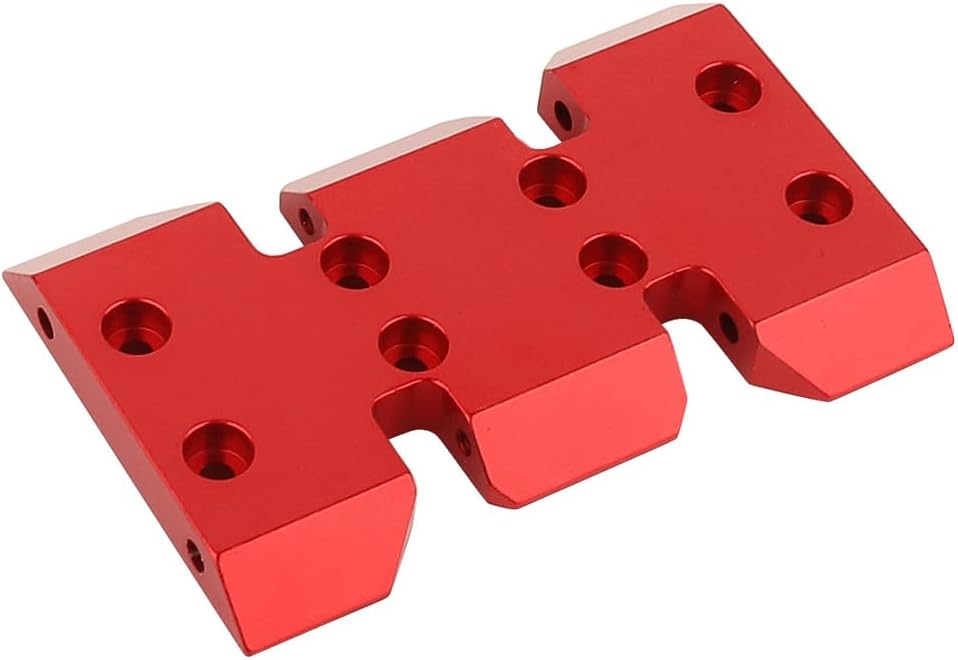 ZXYRC Placa de deslizamiento de caja de engranajes de transmisión de metal inferior de aluminio para 110 RC Crawler LCG Axial SCX10 I II III Capra