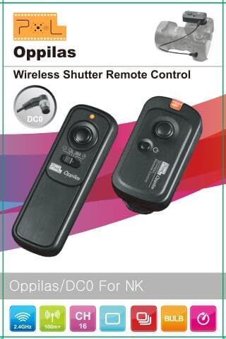 Pixel Control remoto inalámbrico de liberación del obturador RW221 DC0 compatible con Nikon Z9, D3, D4, D5, D6, D800, D850, D800E, D810, D810A,